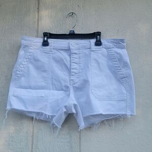 Sam Edelman the lotus 4" shorts buttonfly white  shorts sz 31